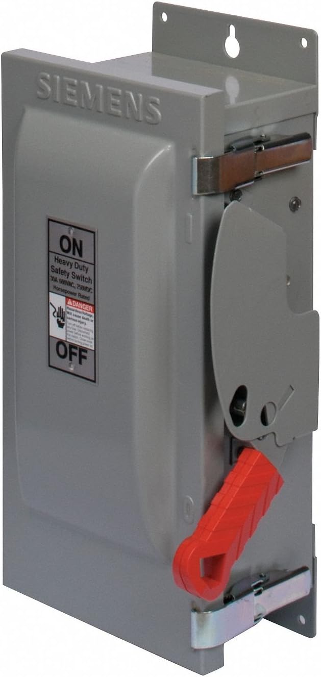 HF221N 30-Amp 2 Pole 240-volt 3 Wire Fused Heavy Duty Safety Switches