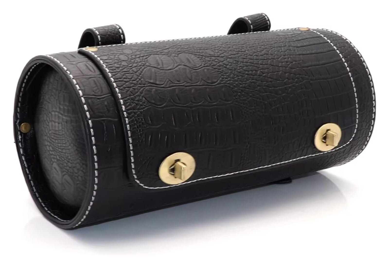 Moto Paraurti Borsa per Chopper per Bobber per Cruiser per Sportster Motociclo Borsa da Sella in Similpelle per Forcella Anteriore E Posteriore per Attrezzi(Model 1)