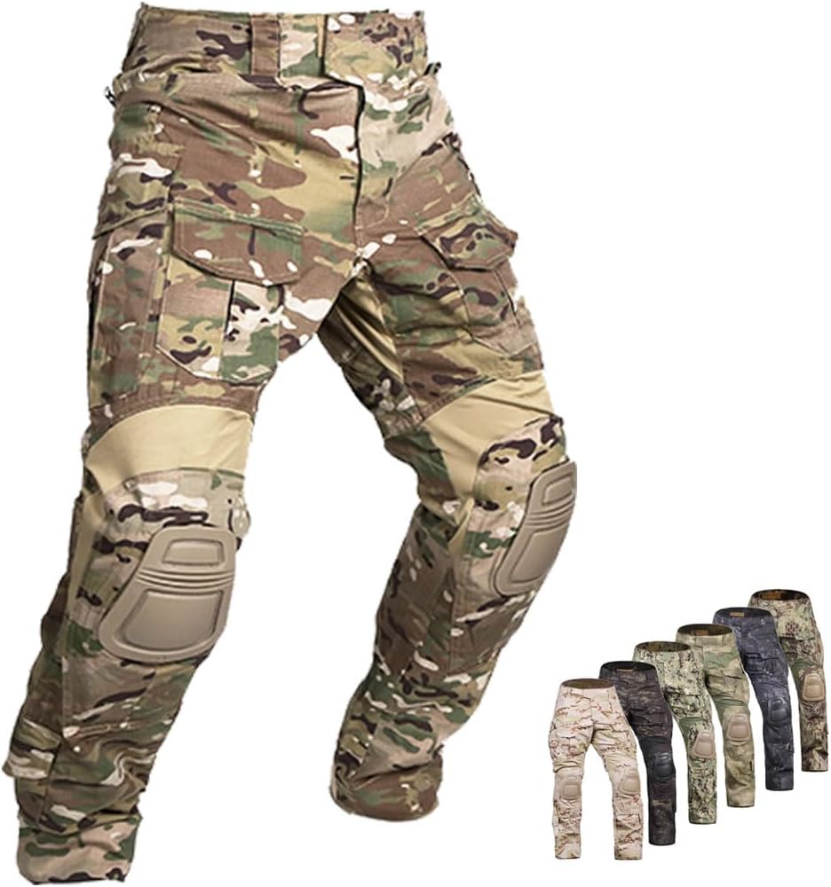 - Emersongear Combat G3 Pants Hunting Tactical Pants with Knee Pads MC
