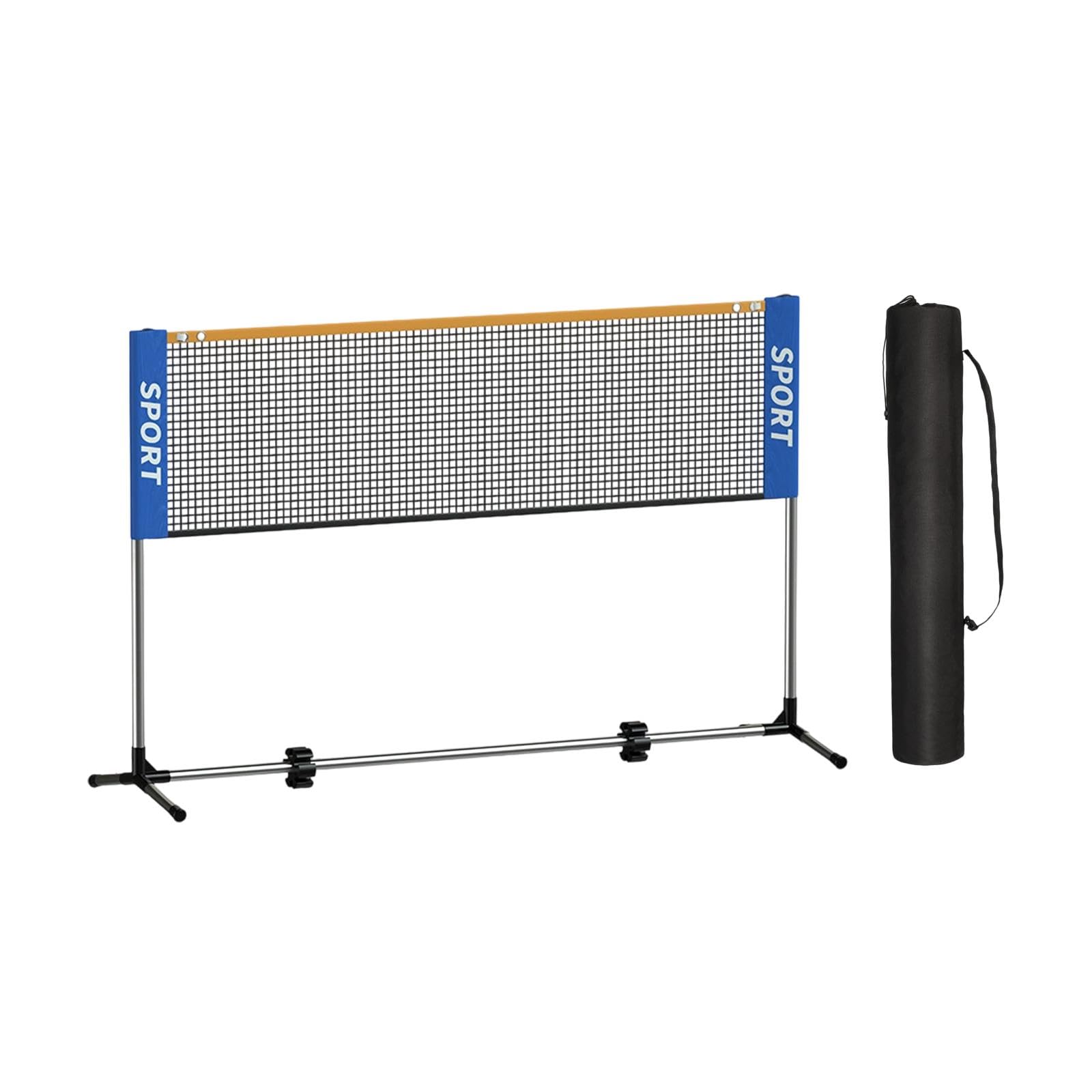 Qianly Pickleball Net Rete da Pickleball Portatile con Borsa Materiale Poliestere Acciaio Inossidabile Facile da Assemblare Adatto per Allenamento