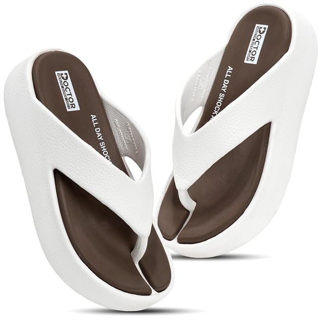 DOCTOR HEALTH SUPER SOFT Women’s Orthopedic Soft Platform Slippers | Ultra-Cushioned Shock&hellip;