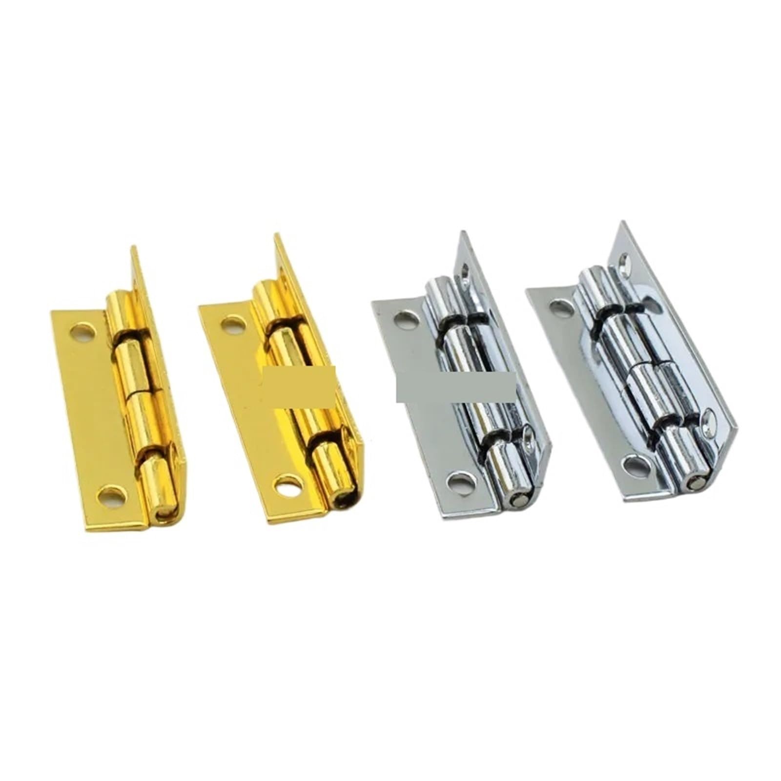 Kdhcvkz Golden 20Pcs 10 * 35Mm Vintage Jewelry Box Hinge Furniture Cabinet Hinge(Golden)