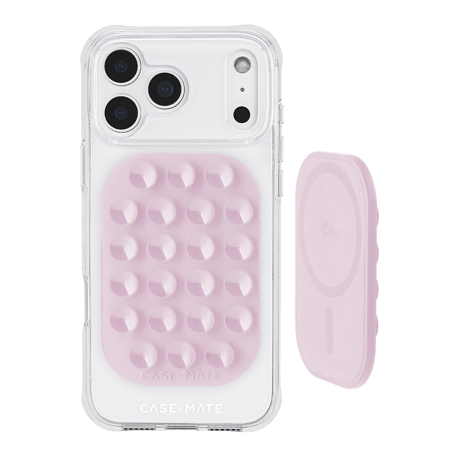 Case-Mate Stick it! Magnetic Suction Mount - Snap-on iPhone Holder - Detachable for MagSafe - Hands-Free Content Creator Essentials for iPhone 17 Pro