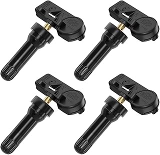 Clatoon 4PCS TPMS 433MHz Tire Pressure Monitoring System Sensor, for Jeep/Chrysler/Dodge/Fiat/Ram, Replaces 56029398AA, 56029398AB, 68241067AA, 68241067AB
