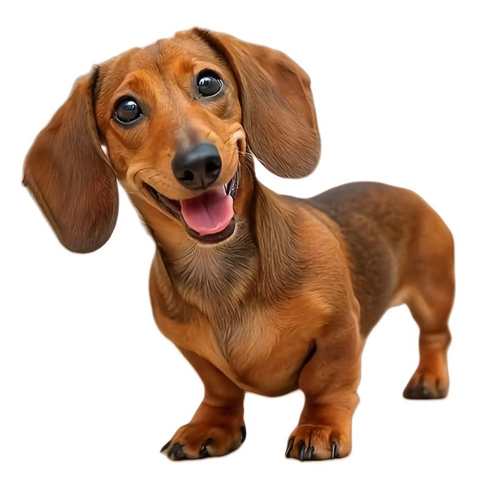 HAfgDJ Adorable Dachshund Sticker for Car Window, Motorcycle, Truck, Laptop, Bumper, Wall Toilet