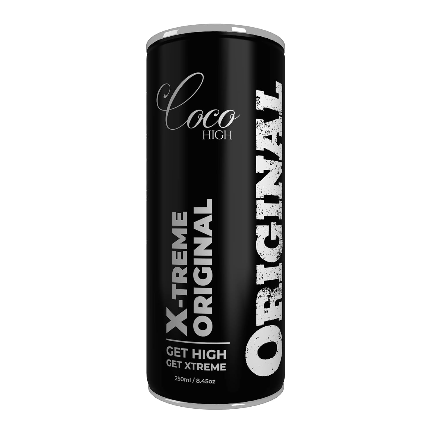COCO HIGH™ Natural Energy Drink 250 ml x 24 Cans/Carbonated Energy