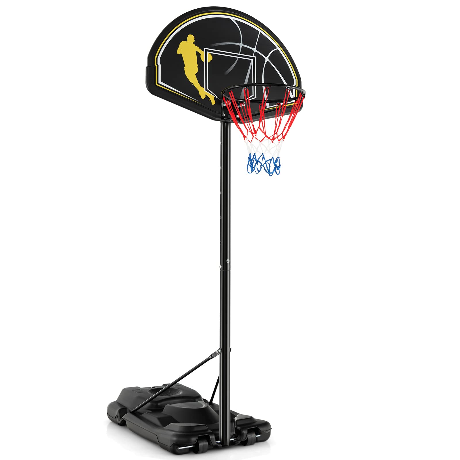 Buy Goplus Portable Basketball Hoop Outdoor Indoor, 4.2510FT 12Level