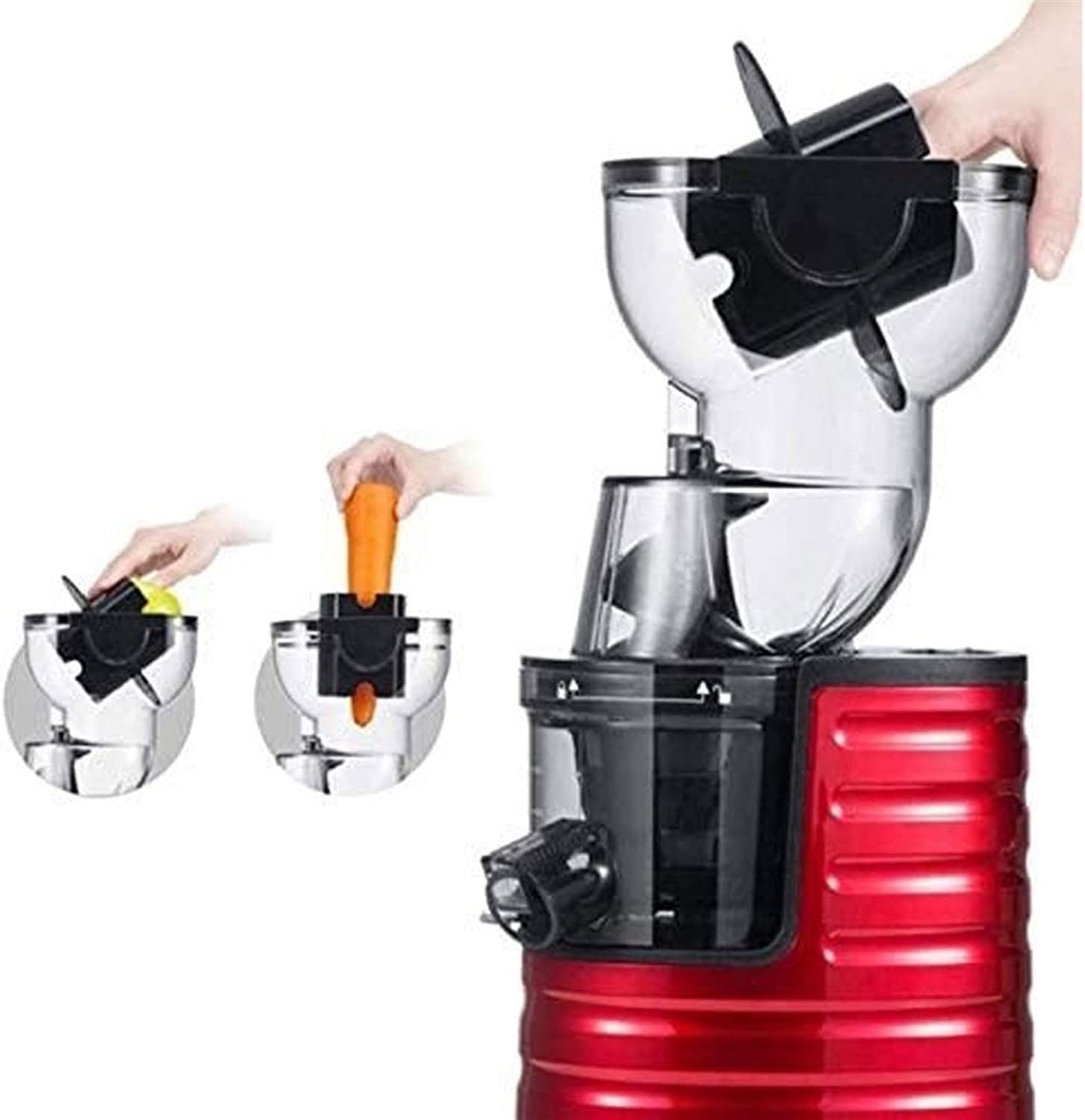 Macchine per spremitura, spremitura centrifuga da 250 W con Grande Bocca di Alimentazione da 3'', antigoccia, Filtro in Acciaio Inox, Facile da Pulire, Spazzola Inclusa, Piccolo Regalo