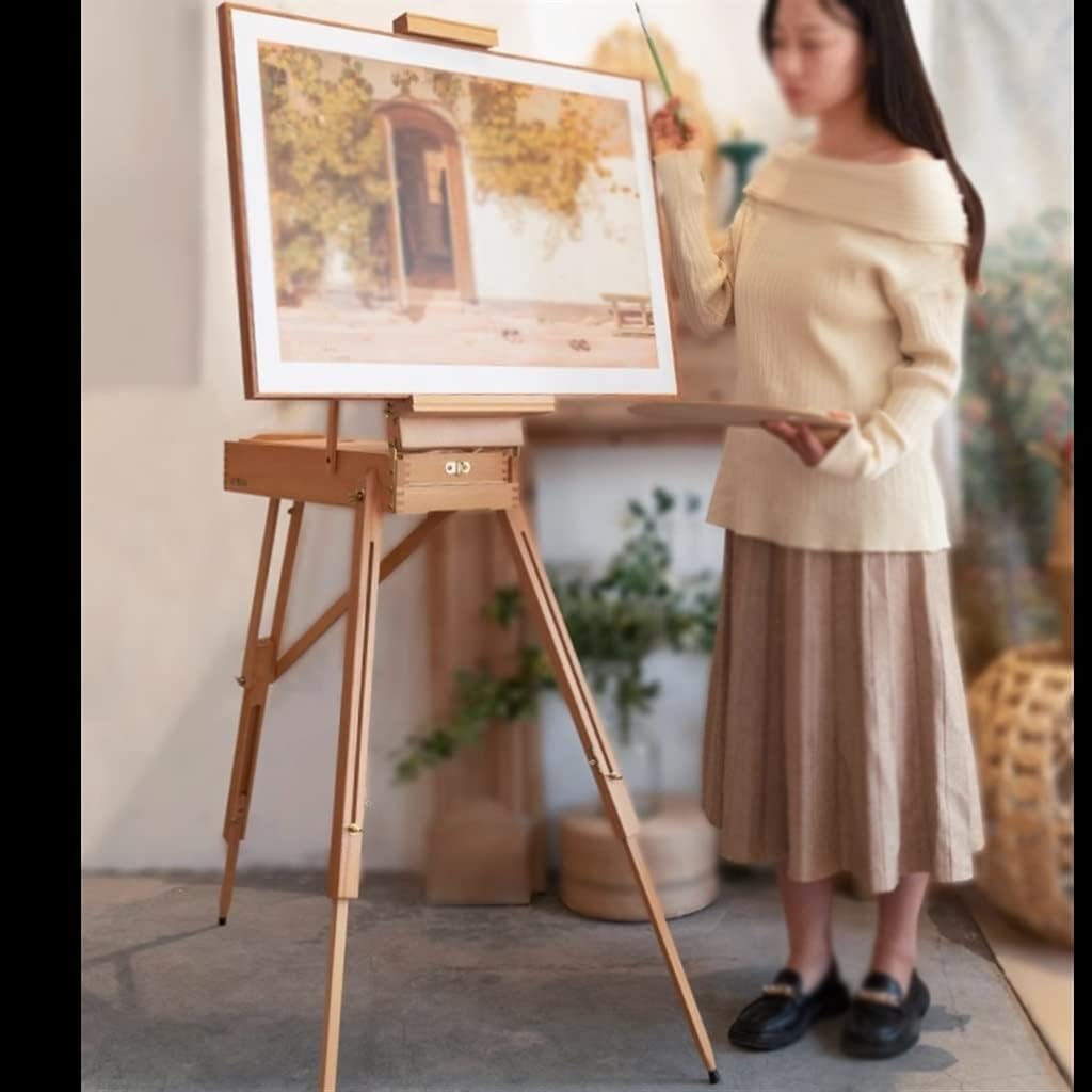 Outdoor Painting Case Desktop Easel Sketching Outdoor Painting Art Student Folding Portable Easel Storage