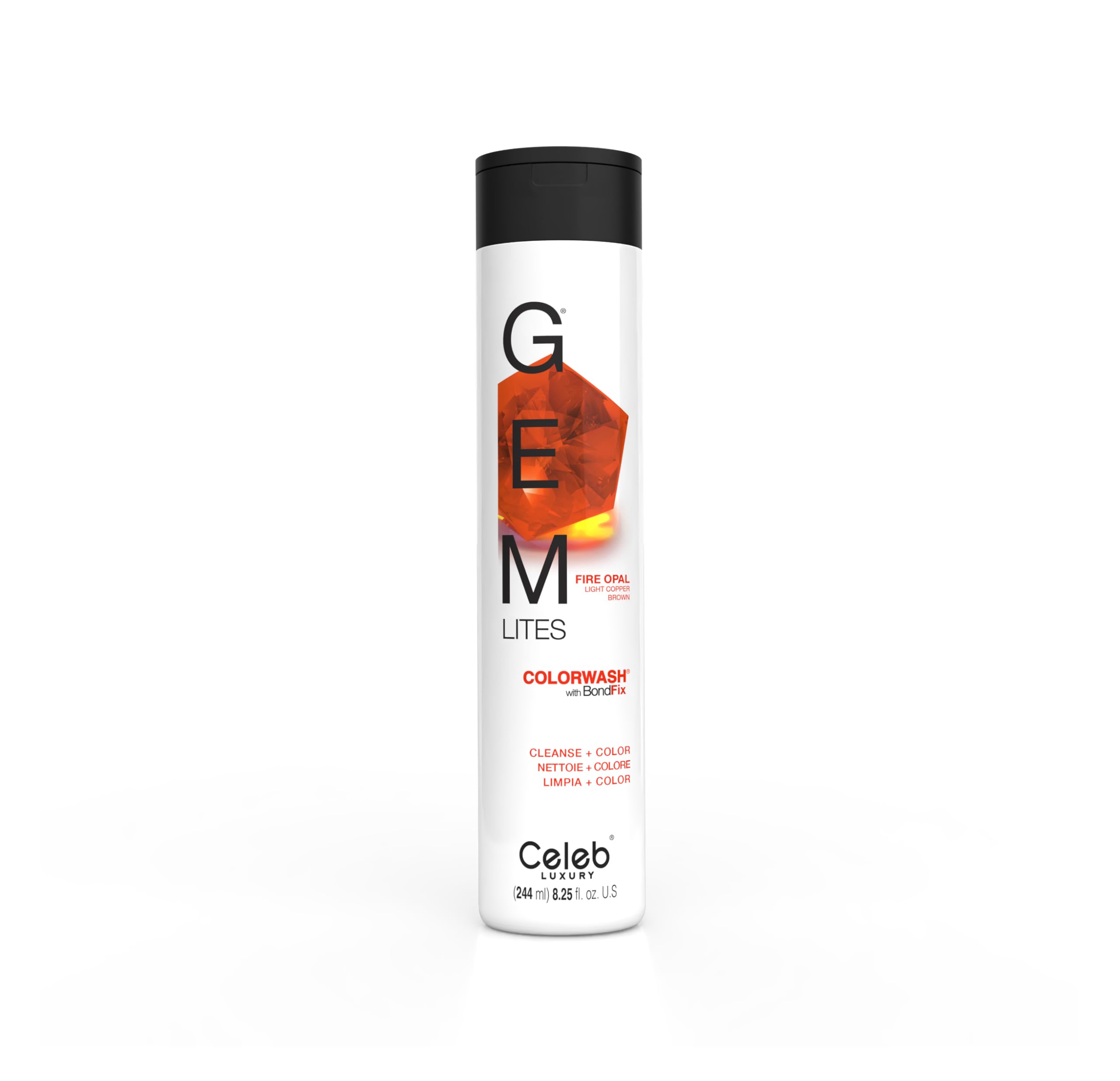 Celeb Luxury Colorwash Color Depositing Shampoo - Color Refresher, Vegan Hair Dye, Bondfix Bond Rebuilder, Viral and Gem Lites