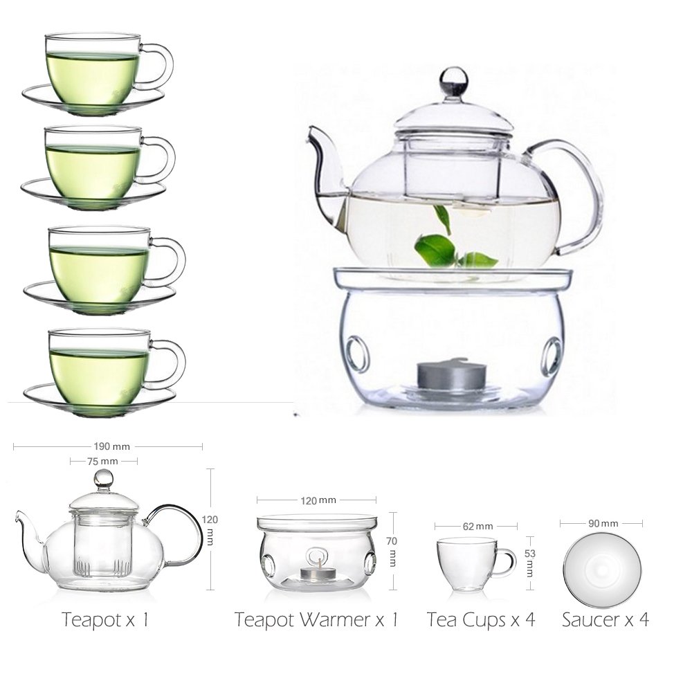 Stile Classico Vetro Servizi da Tè Teiere e Caraffe per Caffè