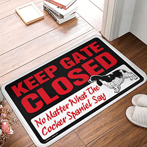 Abipuir pEFJ}bg Q[g߂܂܂ɂĂ No Matter What The Cocker Spaniel Say hA}bgO Qp I H hȂ(TCY:65X90CM)