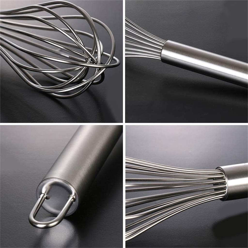 ZHANGXIAO Varillas De Batir, Acero Inoxidable Manual Remover Huevo Masa Horneando Herramienta Alargar (tamaño : 60cm)