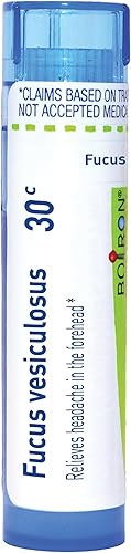 Boiron Fucus Vesiculosus 30C para Dolor de cabeza en la frente - 80 pellets