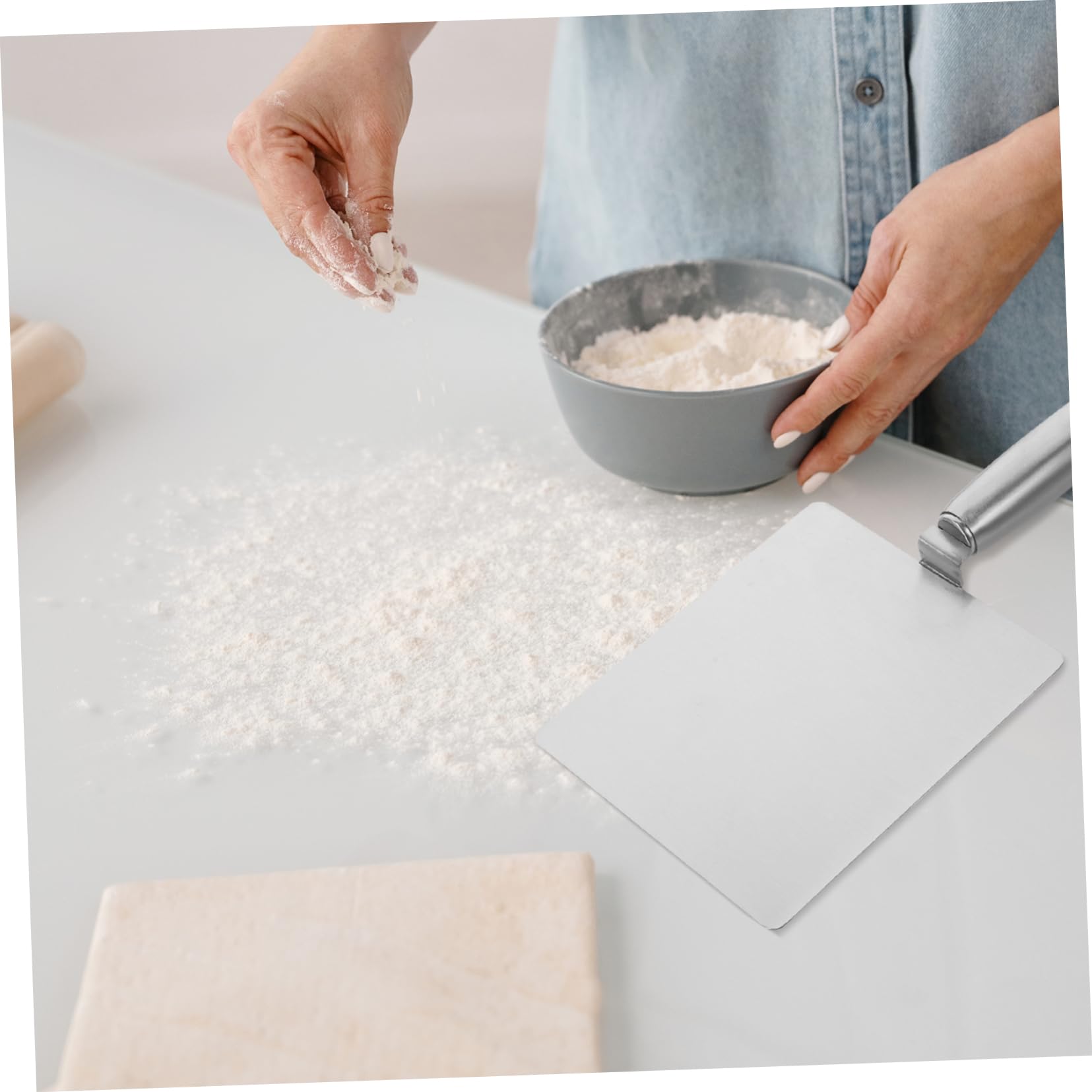 Herramienta para Pasta de Acero Inoxidable, 1 Juego