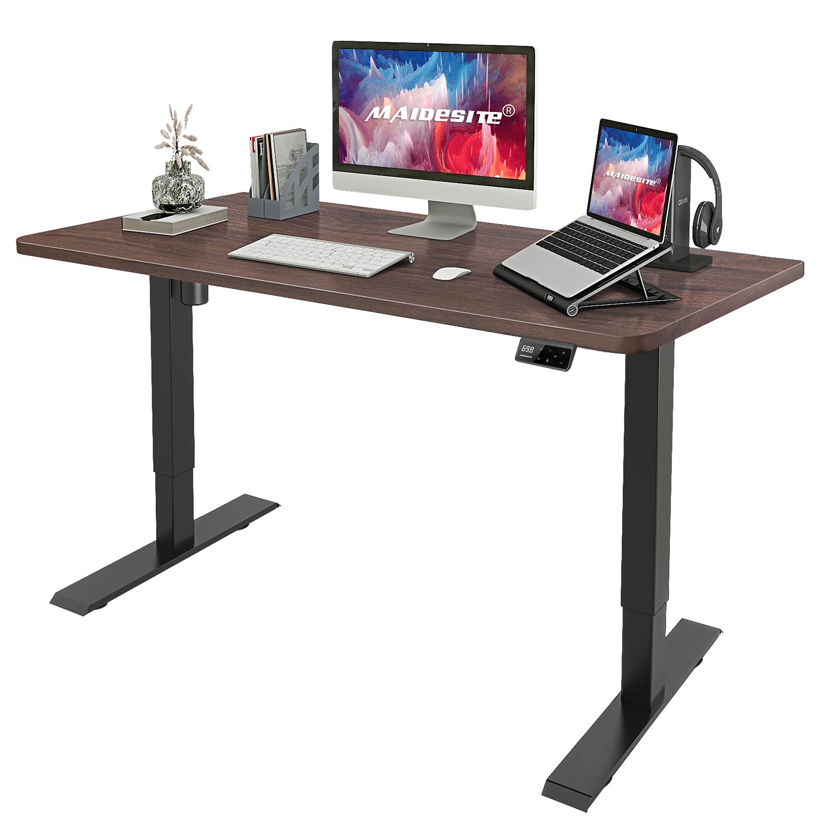 Buy MAIDeSITe Adjustable Height Electric Standing Desk, Ergonomic Stand
