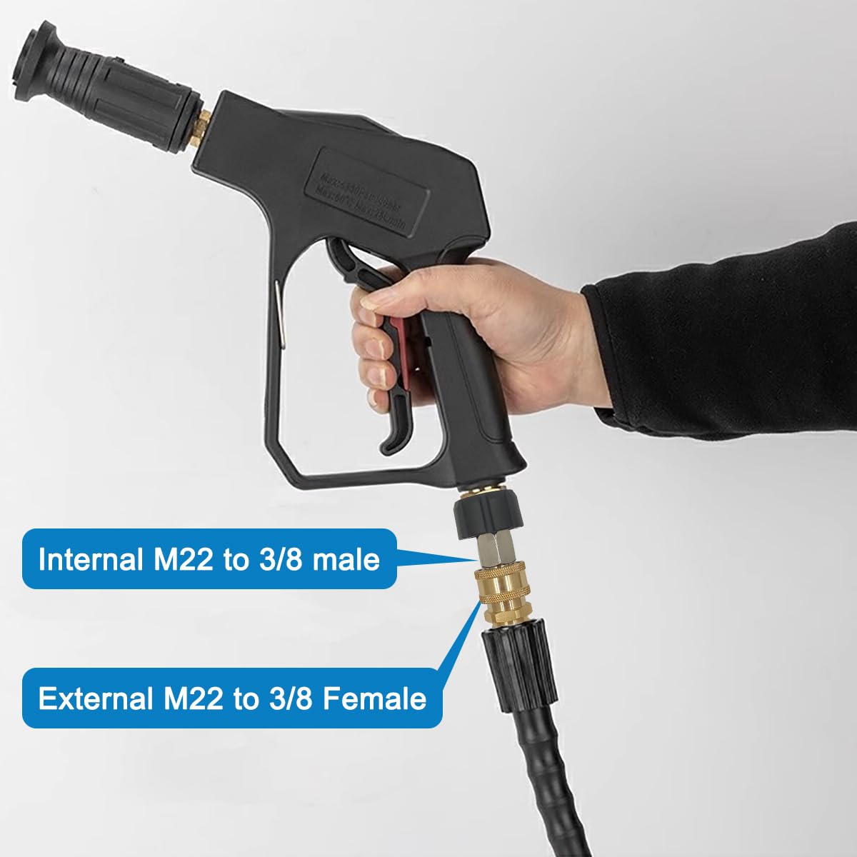 Set Punte Spray Per Lavaggio Alta Pressione Set Ugelli Per - Foto 13