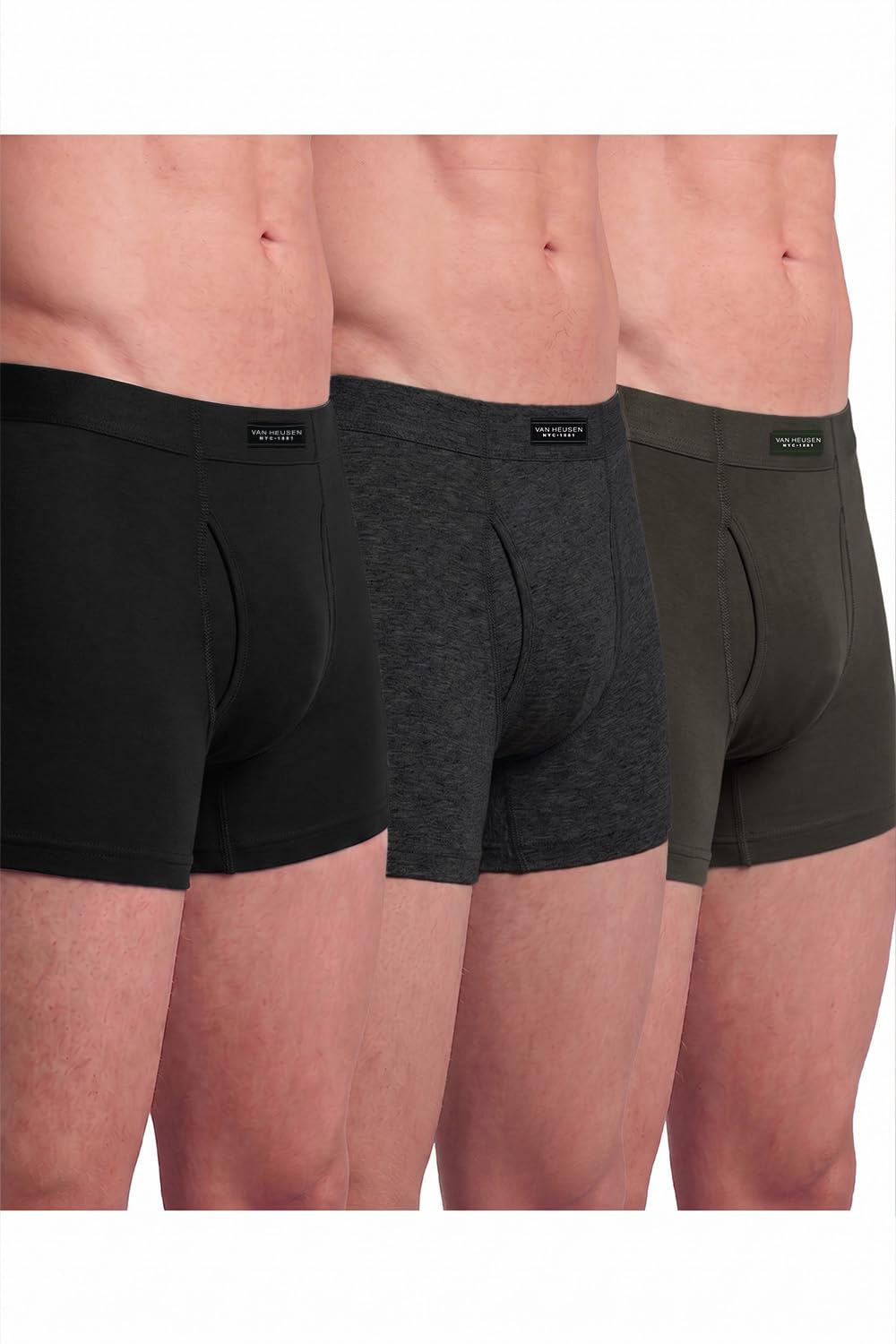 Men Boxer Briefs - 100% Combed Cotton - Pack of 2 - Anti Bacterial, Colour Fresh, Moisture Wicking