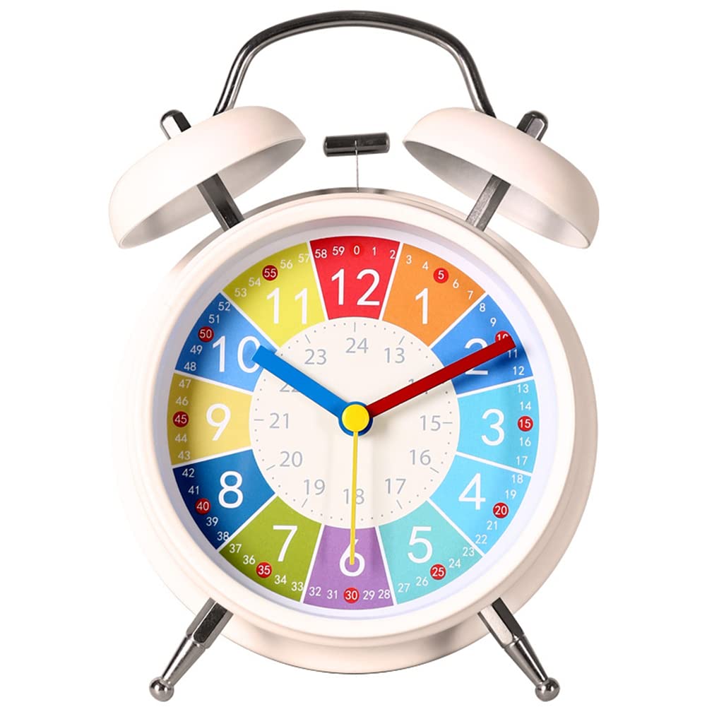 Amazon.co.jp: 知育時計 子供 静音 時間学習 24時間表示 補助数字付き