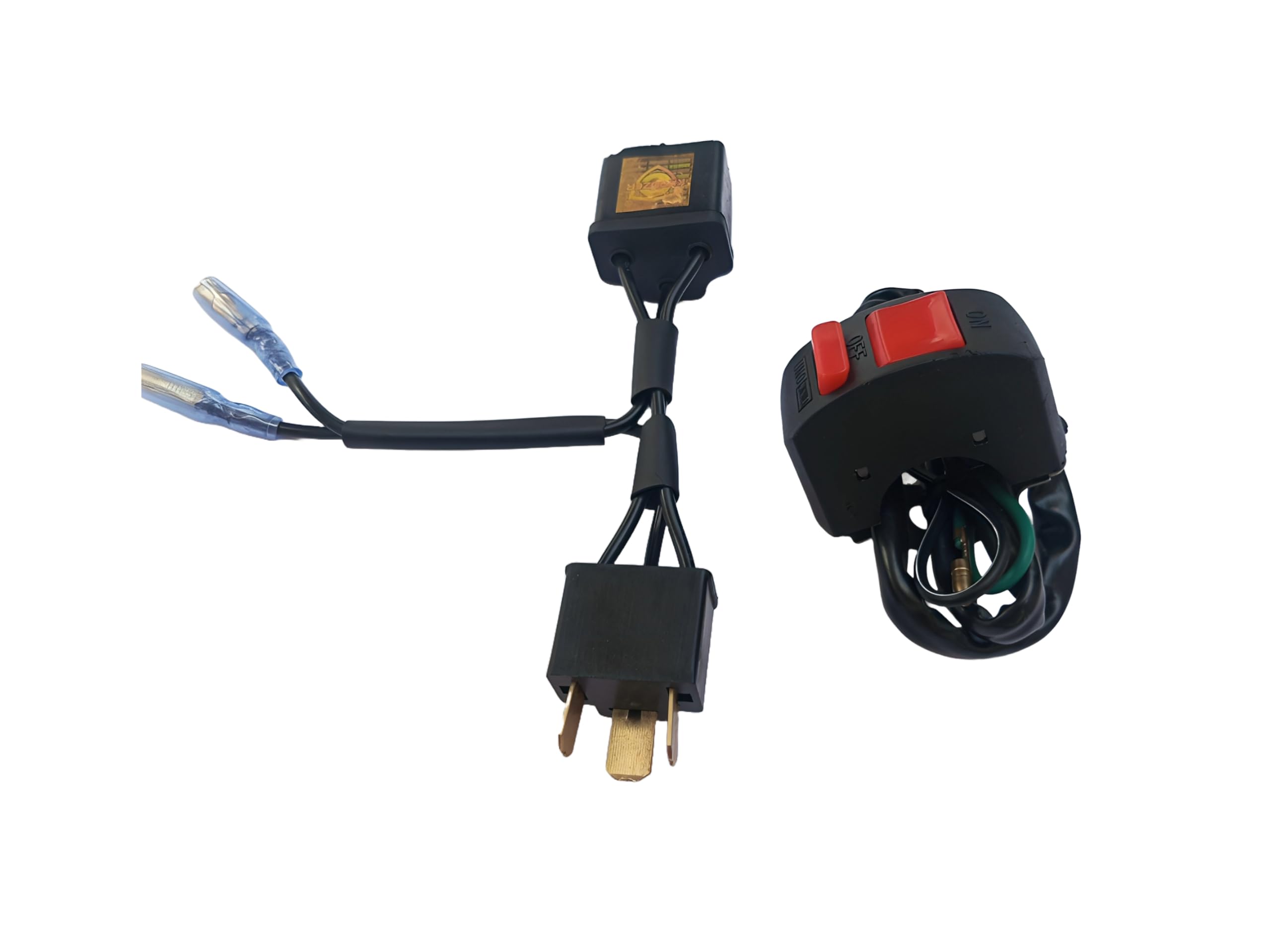 Kroozer AHO Basic Controller for H4 Headlight Off Harness for Bike Bulb Assembly (with Switch) (Honda Motorcycle)-image-41