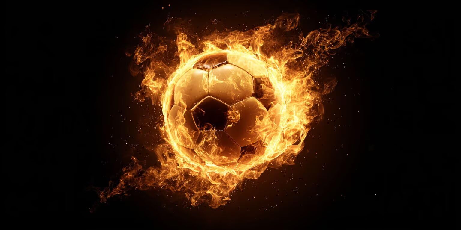 Pintar por Numeros Adultos, FúTbol De Fuego, 70x90cm 7JGWX-251