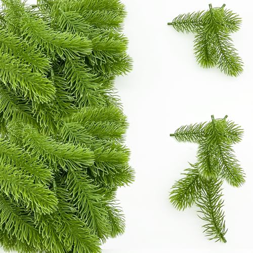 50 Stück Künstliche Tannenzweige wie echt,10 cm Lang Künstliche...
