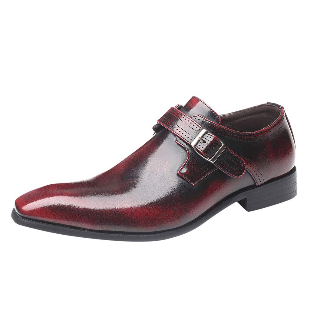 IQYU Hochzeitsschuhe Klassischer FüR Herren,Bequem Weiche Sohle Rutschfest Loafer,Herren Freizeitschuhe Waterproof Flache Mode