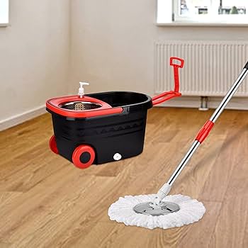 Needs & Wantsu00ae Spin Mop And Bucket Set |13 Litres | 2 X Microfibre