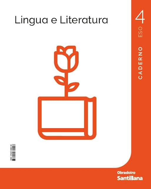 Portada de Caderno Lingua e Literatura 4º ESO