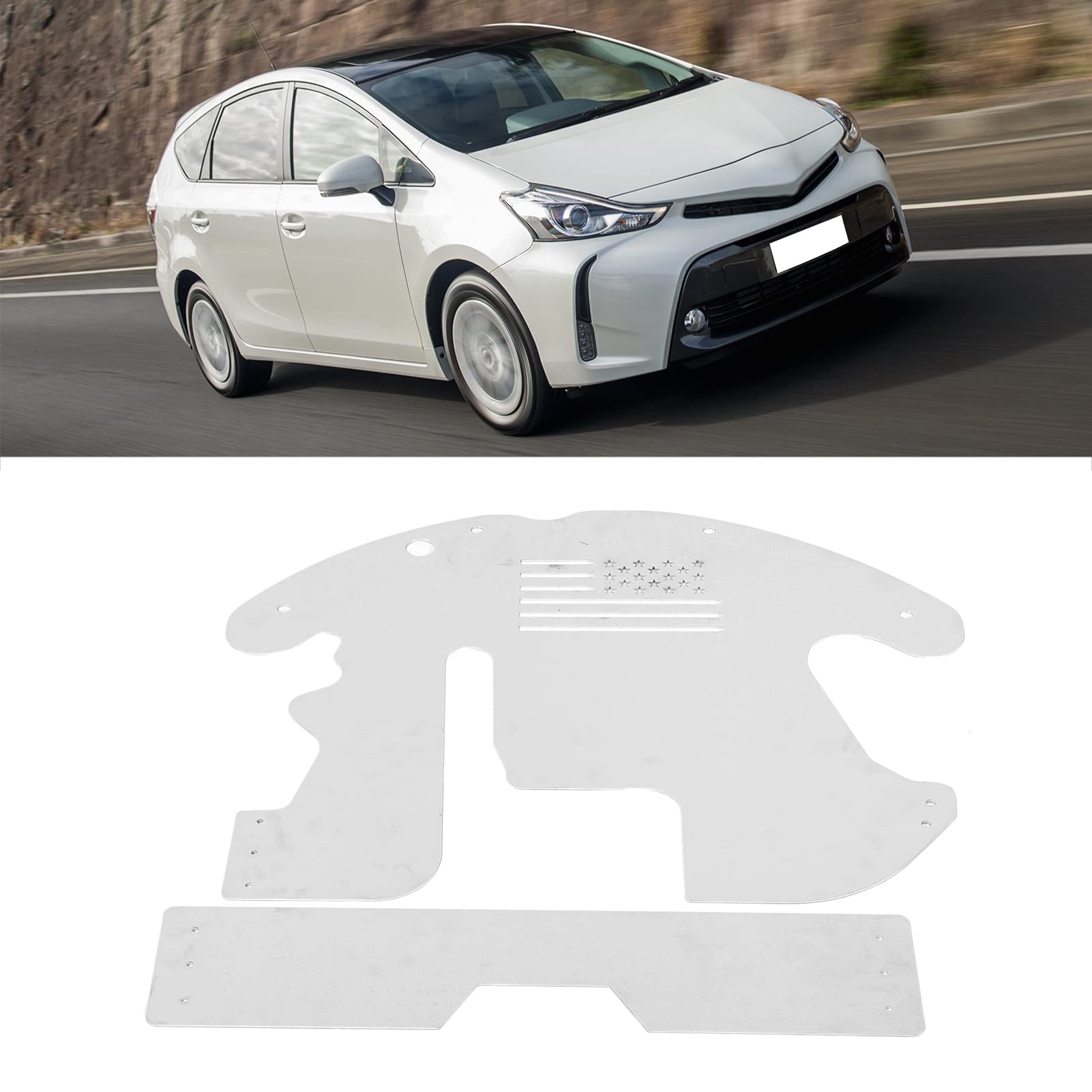 Protezione catalizzatore, protezione catalizzatore 2 pezzi per sostituzione auto per 2010-2015