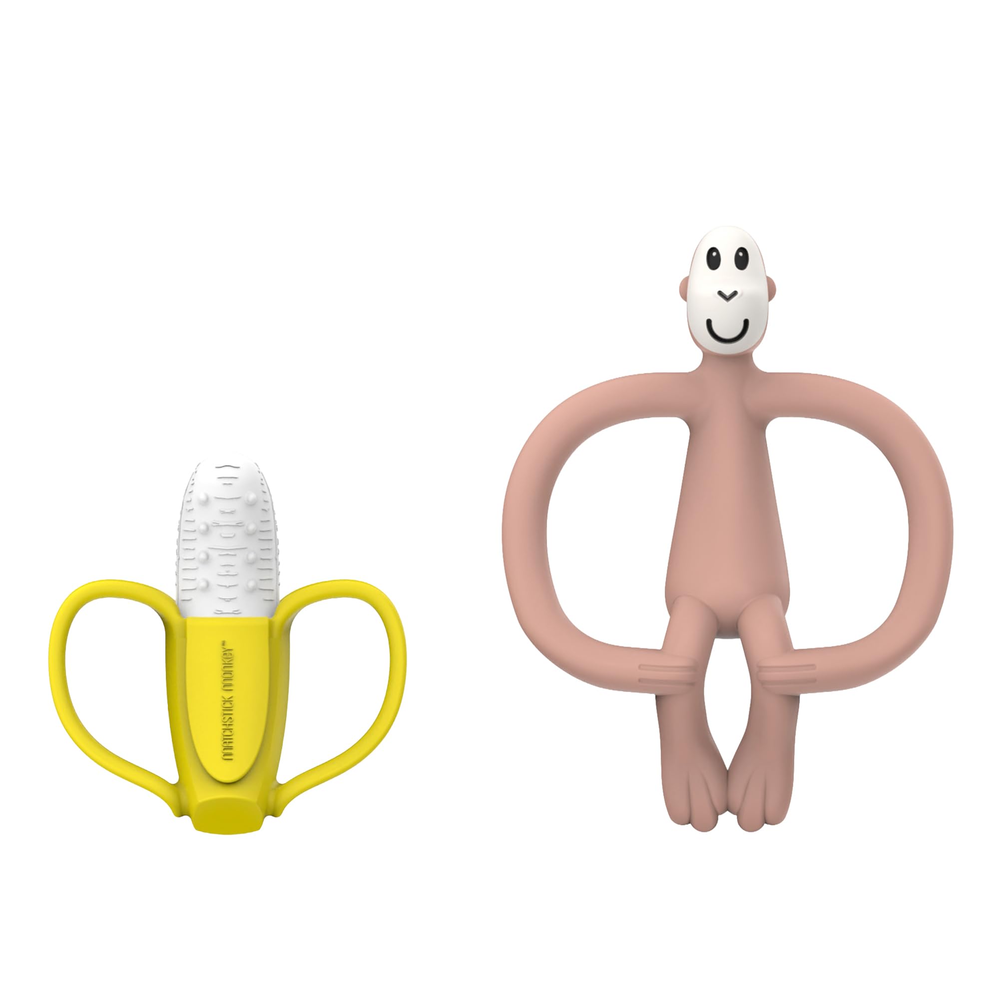 Matchstick Monkey Banana Soother & Monkey Teether Gift Set For Children 1 Pc
