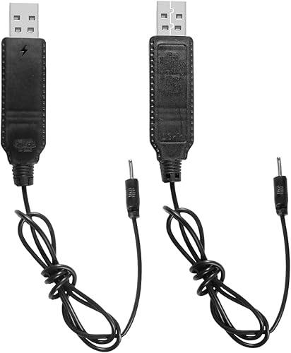 2 unids USB batería de litio cargador cable de carga para Attop XT-1 RC Drone Quadcopter WiFi FPV Drone piezas de aviones