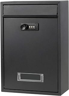 Decaller Wall Mounted Mailboxes with Rust-Proof Cover