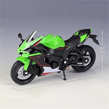 MAKUTU Scale Motorcycle Model 1:18 For Kawasaki For Ninja Zx10-r Zx10r 2021 Motorcycle Model Collection Gift Series