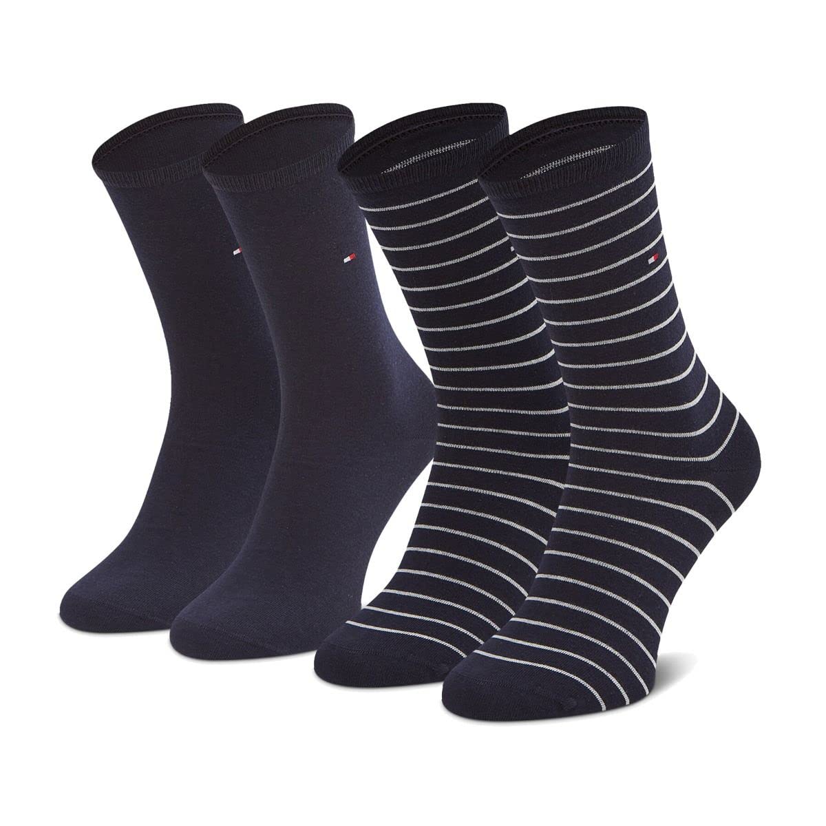 Tommy Hilfiger Damen Tommy Hilfiger Small Stripe Women's Socks (2 Pack) Socken (2er Pack)