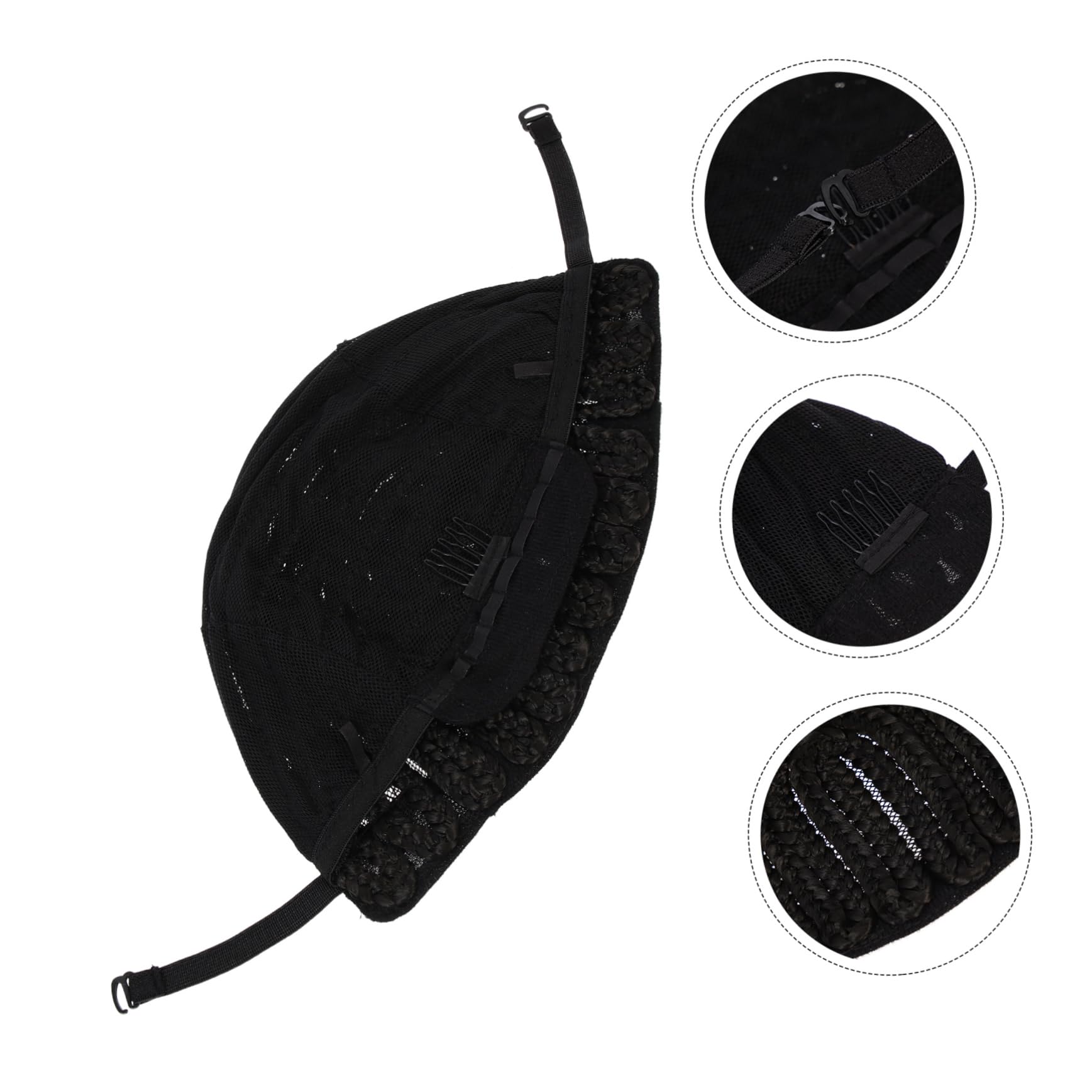 WOFASHPURET Elegant Wig Making Tool Easy Sew in Braided Wig Net Cap for Women Cornrows Wig Net No Odor No Harm
