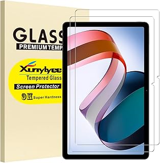 XunyLyee [2-Pack] Compatible with Xiaomi Redmi Pad (10.61 Inch) Screen Protector, Anti-Scratch Tempered Glass Film for Xiaomi Redmi Pad 2022 Tablet Easy Installation