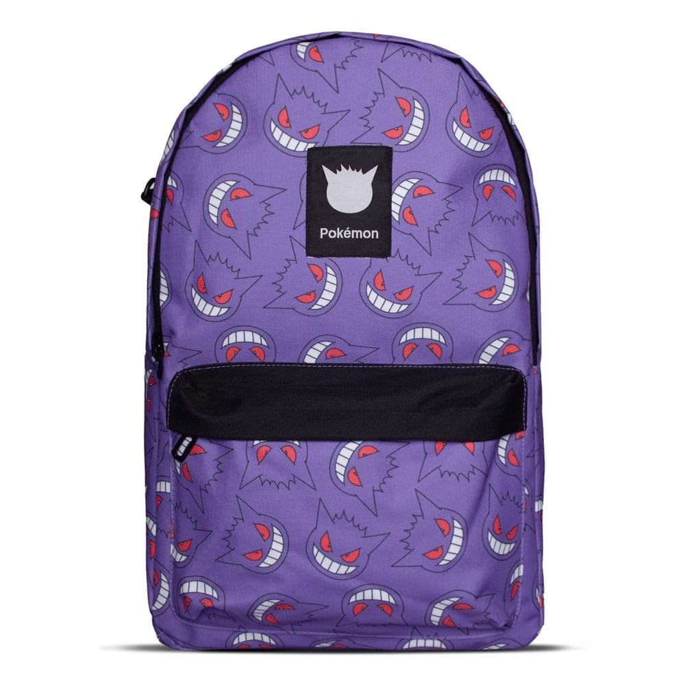Difuzed Purple Pokemon Gengar All Over Print Backpack One Size