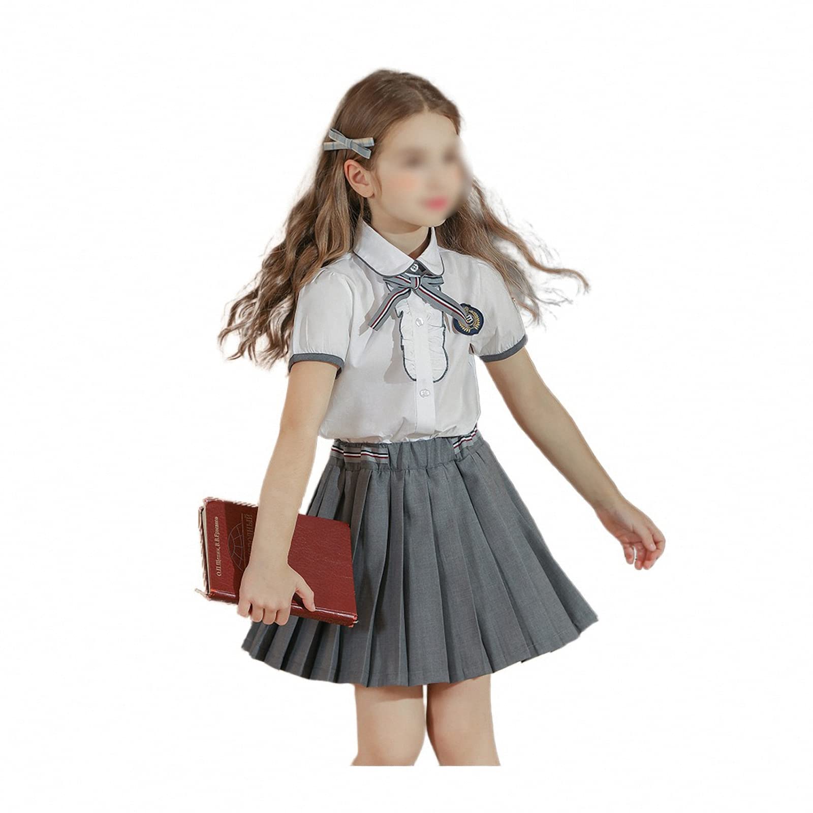 Kinder college schuluniform anzug im britischen stil, sommermode schulkleidung für grundschüler, kindergarten leistungskleidung
