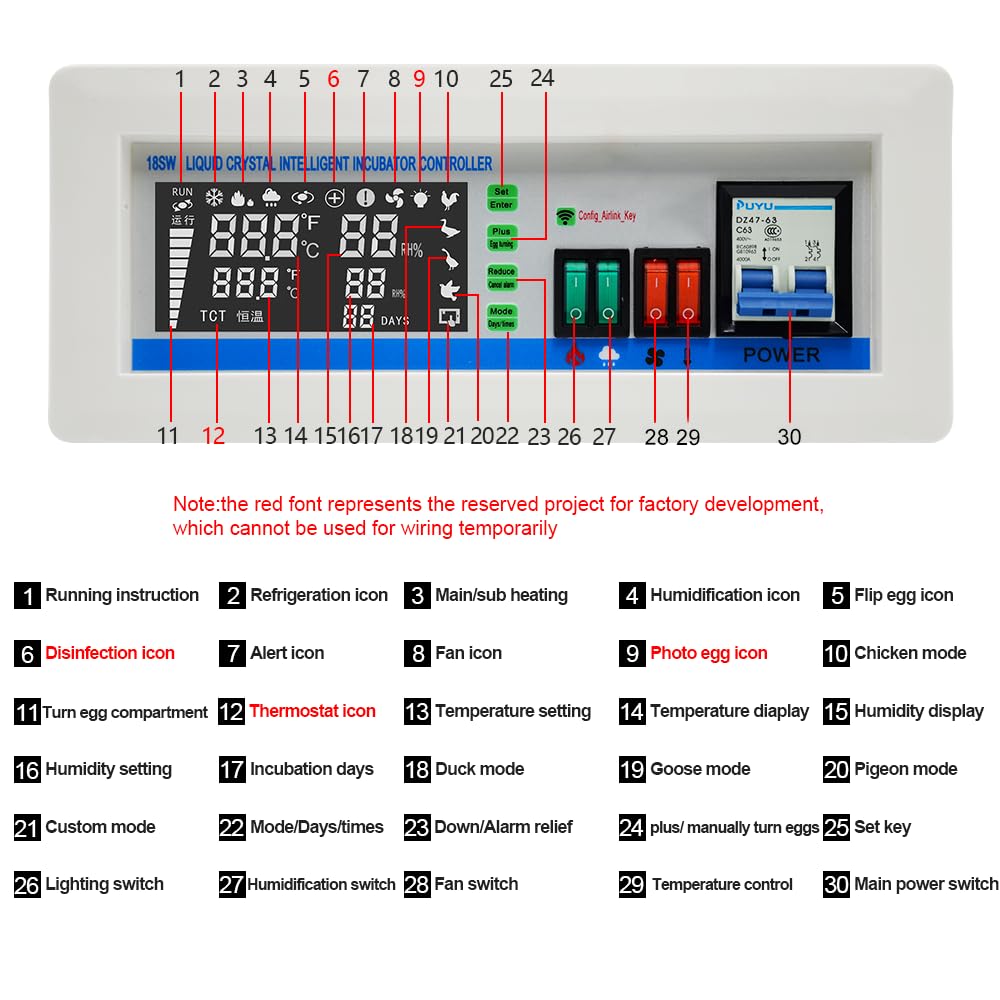 Nuovo controller XM-18sw di tipo WIFI regolatore di temperatura e umidità con controllo intelligente remoto per incubatore industriale