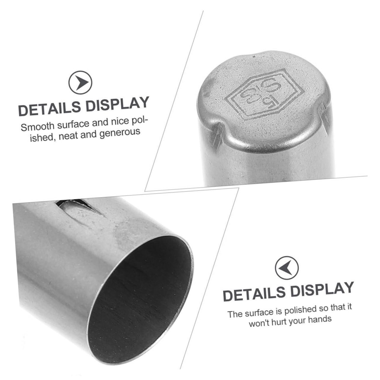 Baluue 5piezas Tapas De Tubos De Ensayo De Acero Inoxidable De Cubiertas para Laboratorios Accesorios Prácticos y Duraderos para Tubos De Prueba