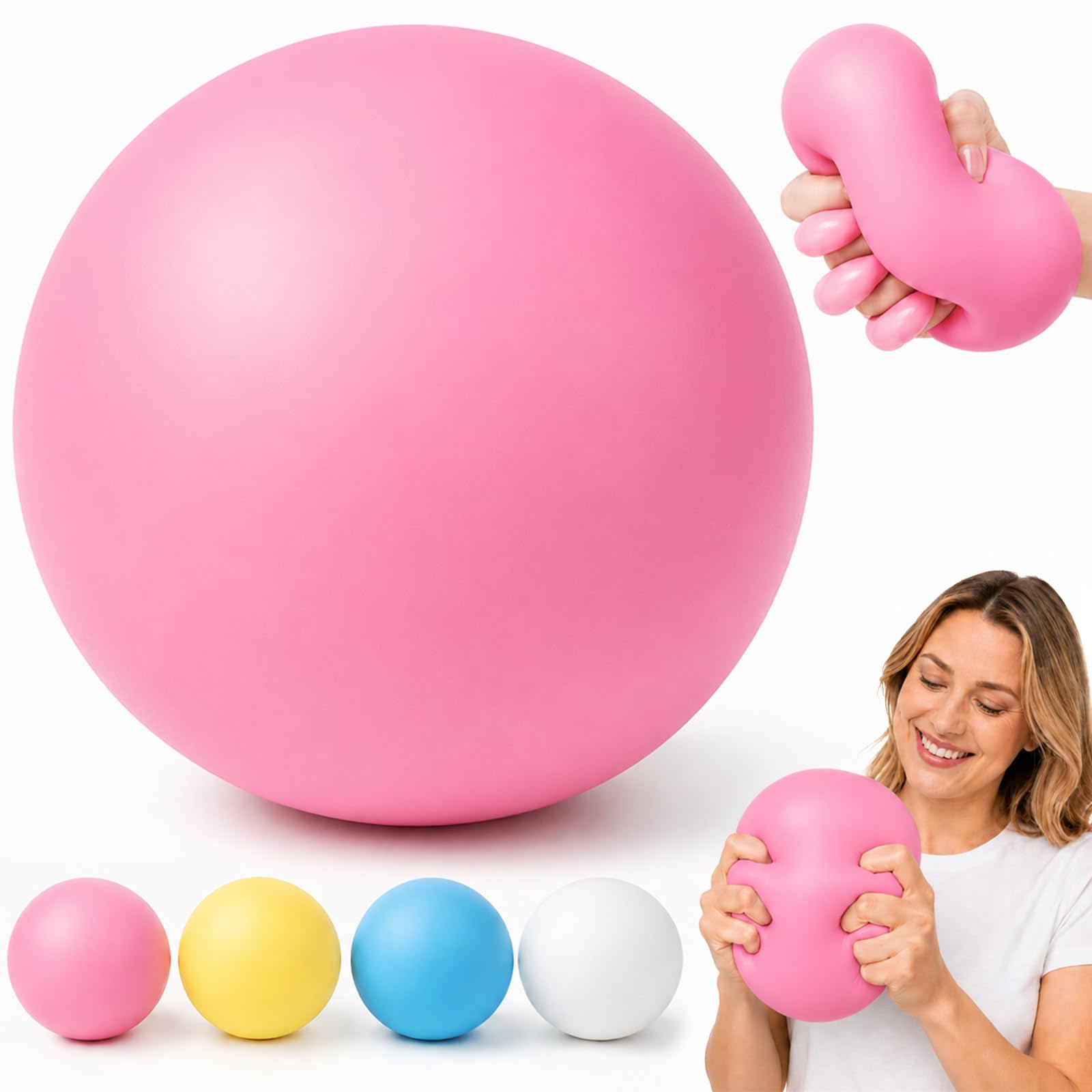 Slow Rising Stress Ball, 1PCS Big Stress Balls for Kids Adults