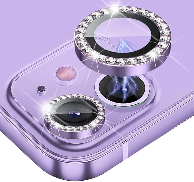 TQPUWT Camera Lens Protector, 2 Pcs Camera Lens Protector for iPhone 12