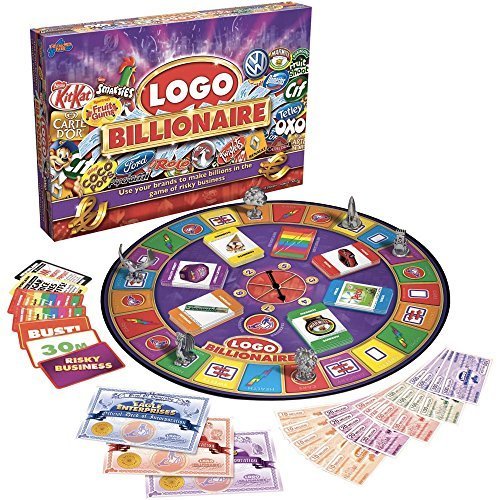 Drummond Park Logo Billionaire Board Game - Business/Wealth Theme - Ages 8+