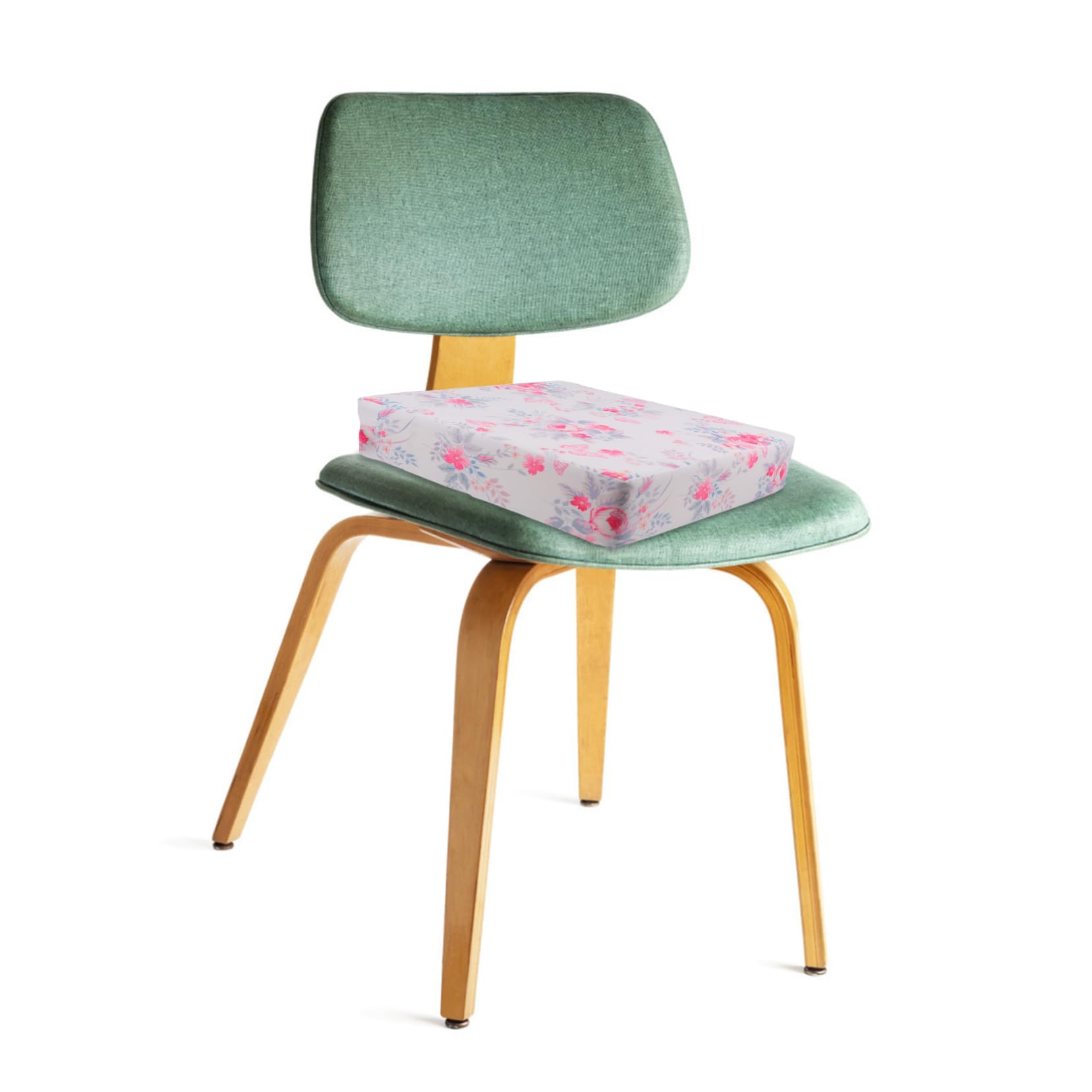 Abaodam 1 Pc Cojín elevador infantil taburetes tabueretes niños elevador de silla ajustable sillas de comedor Cojín de telesilla Cojín de aumento silla rosa aumentó cojín del asiento bebé