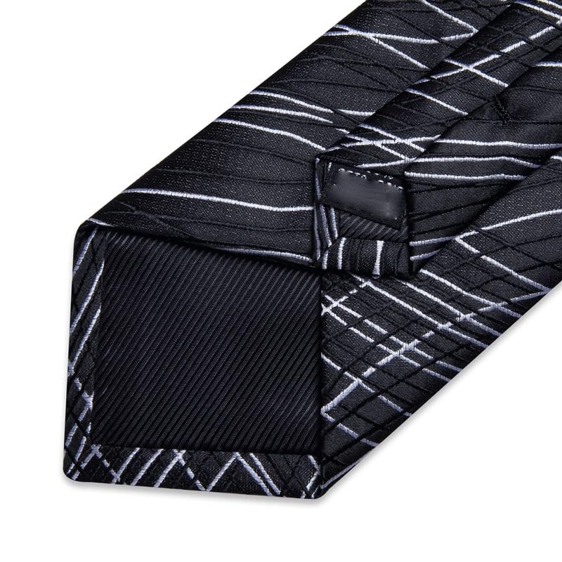 Set de corbata para hombre en seda con diseño Paisley miniatura 4