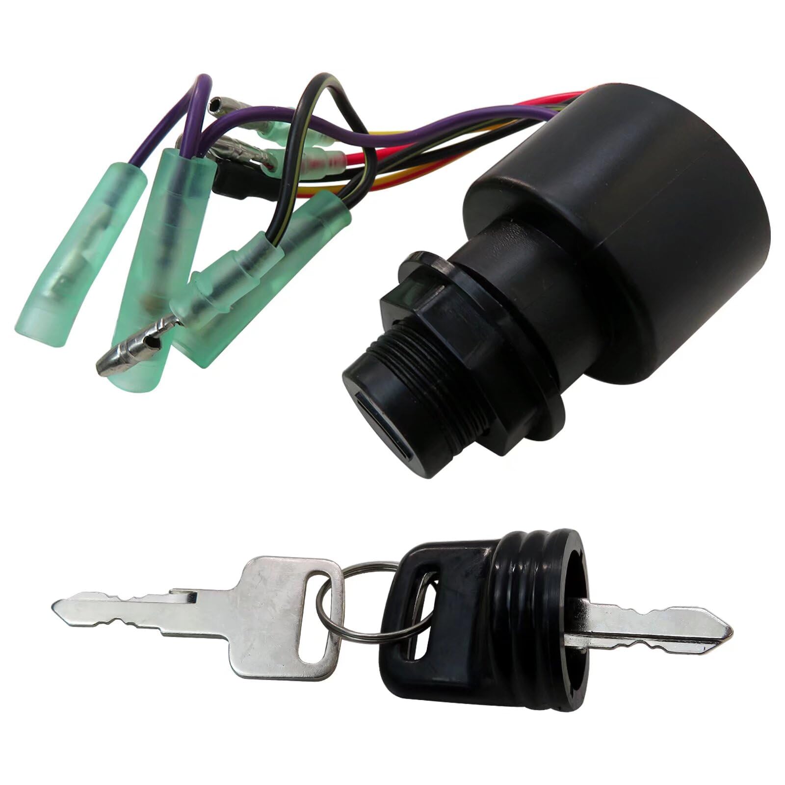 Boat Ignition Key Switch Fit for Mercury Boats by Serial Inflatables Mercury Amanzi 380 Hypalon Rib ZA-GAH10001H304 & Up - 2004-2006 - USA - Cat.# 90-892622 Remote Control Components