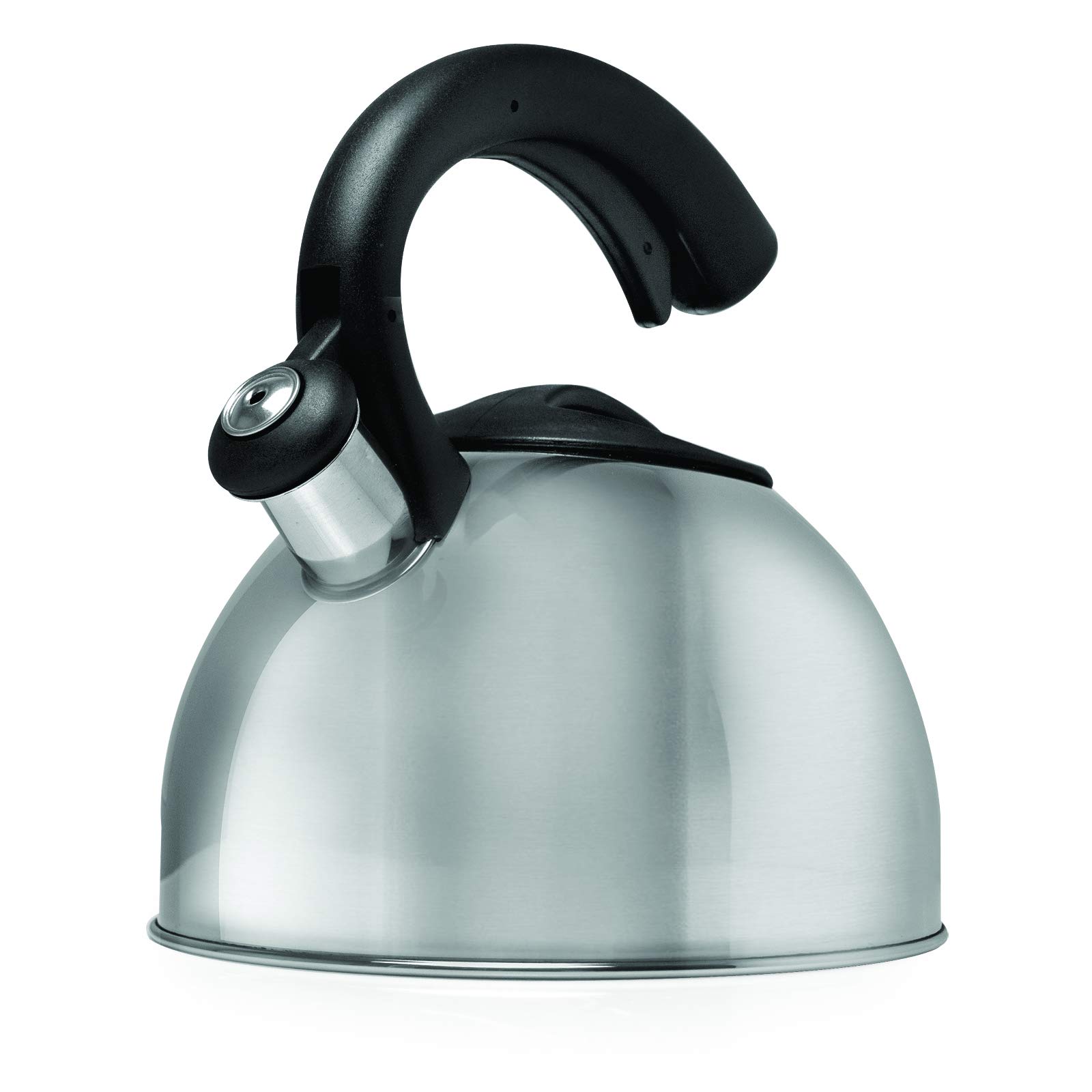 461555 3 Qt Easy Pour Whistling Tea Kettle Stainless Steel