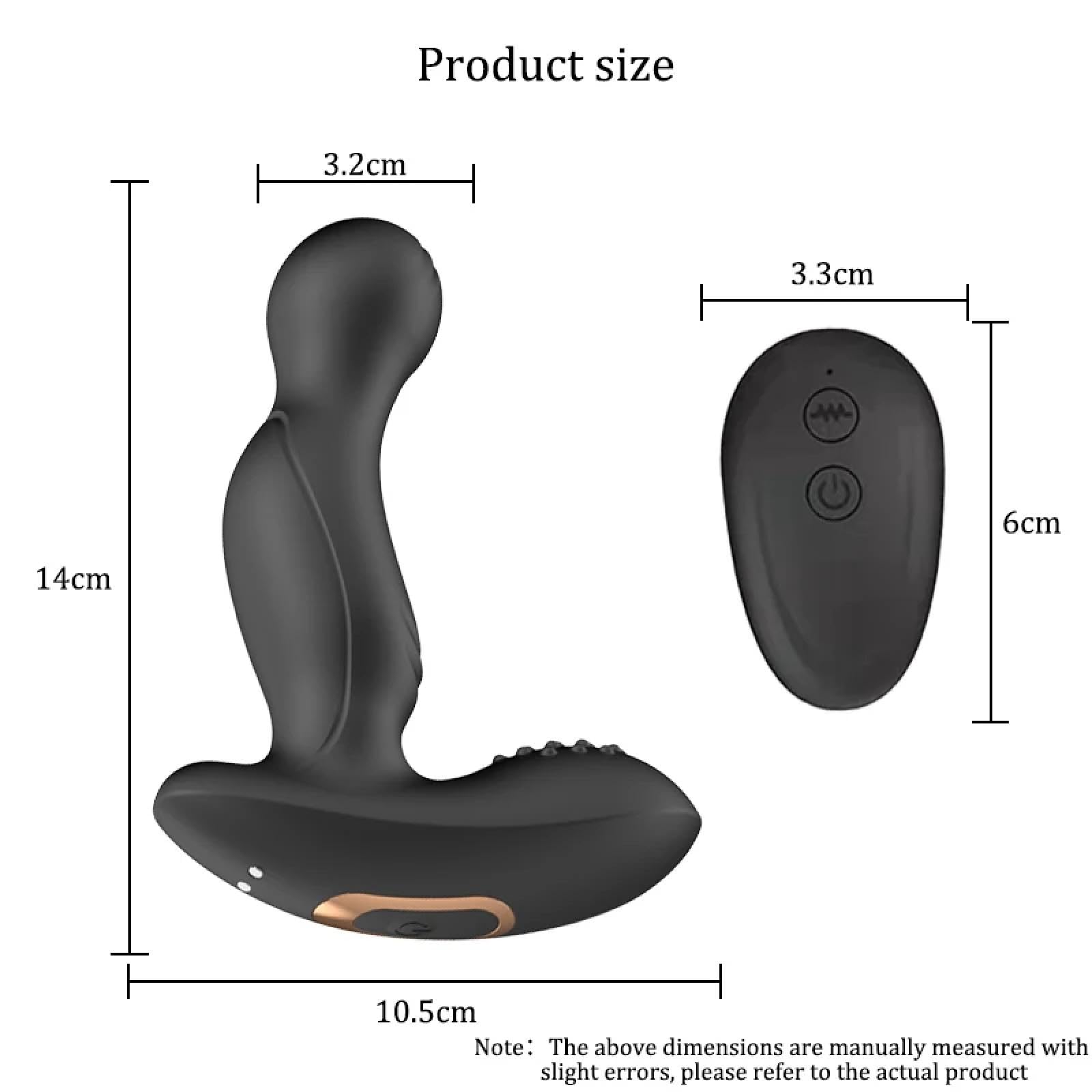 Plug Anale Vibratore anale Butt Plug Massaggiatore prostatico maschile Dildo Telecomando Spina ano Stimolatore Masturbatore Giocattoli sessuali Per Adulti Gay