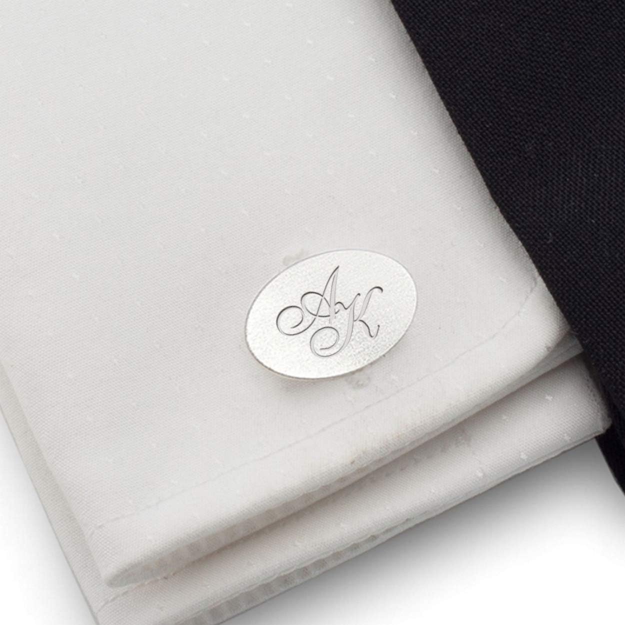 Engraved cufflinks Sterling silver cufflinks Mens birthday gift Husband Gift Personalized Gift for Men Wedding cufflinks, Gift Message, Box, Handmade